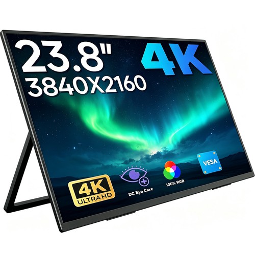 Zoll tragbarer monitor - 4k,