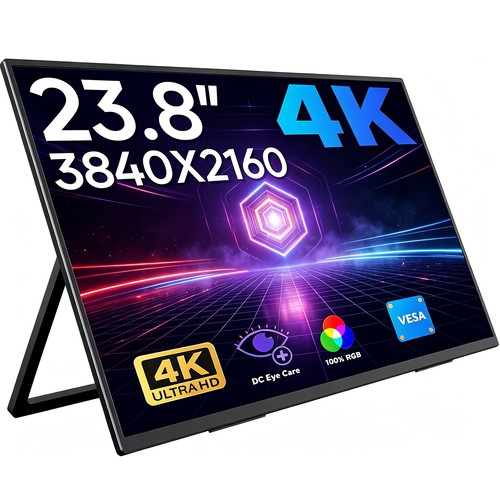 Tragbarer monitor ips 4k - monitor,